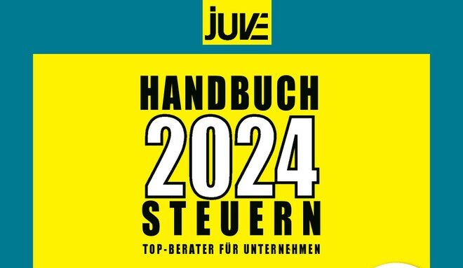 Auszeichnung JUVE Handbuch Steuern